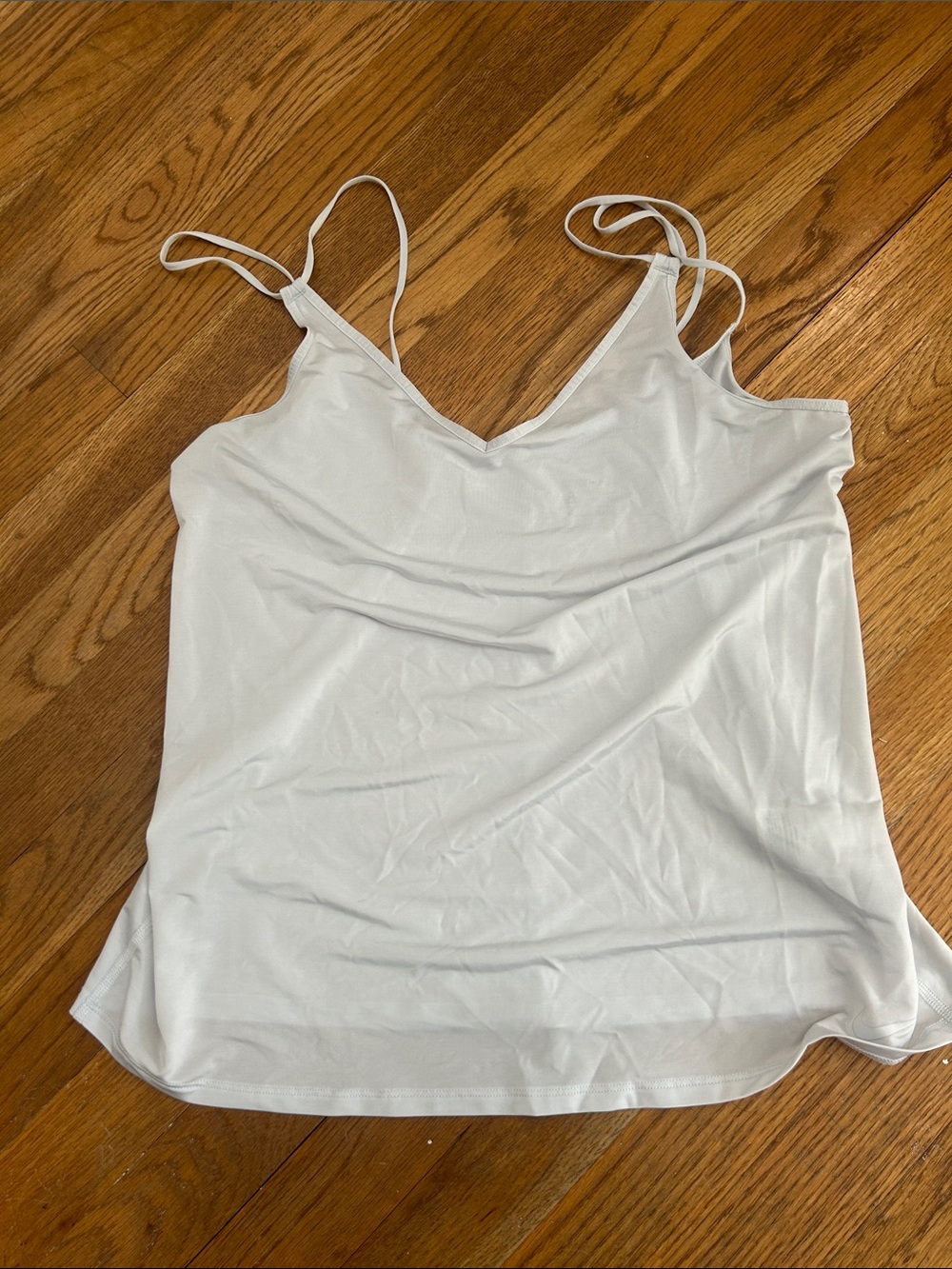 Nike White V-Neck Spaghetti Strap Camisole